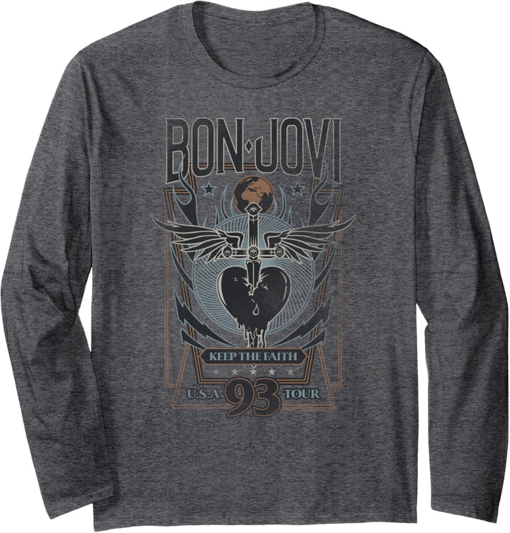 Bon Jovi Keep the Faith Langarmshirt