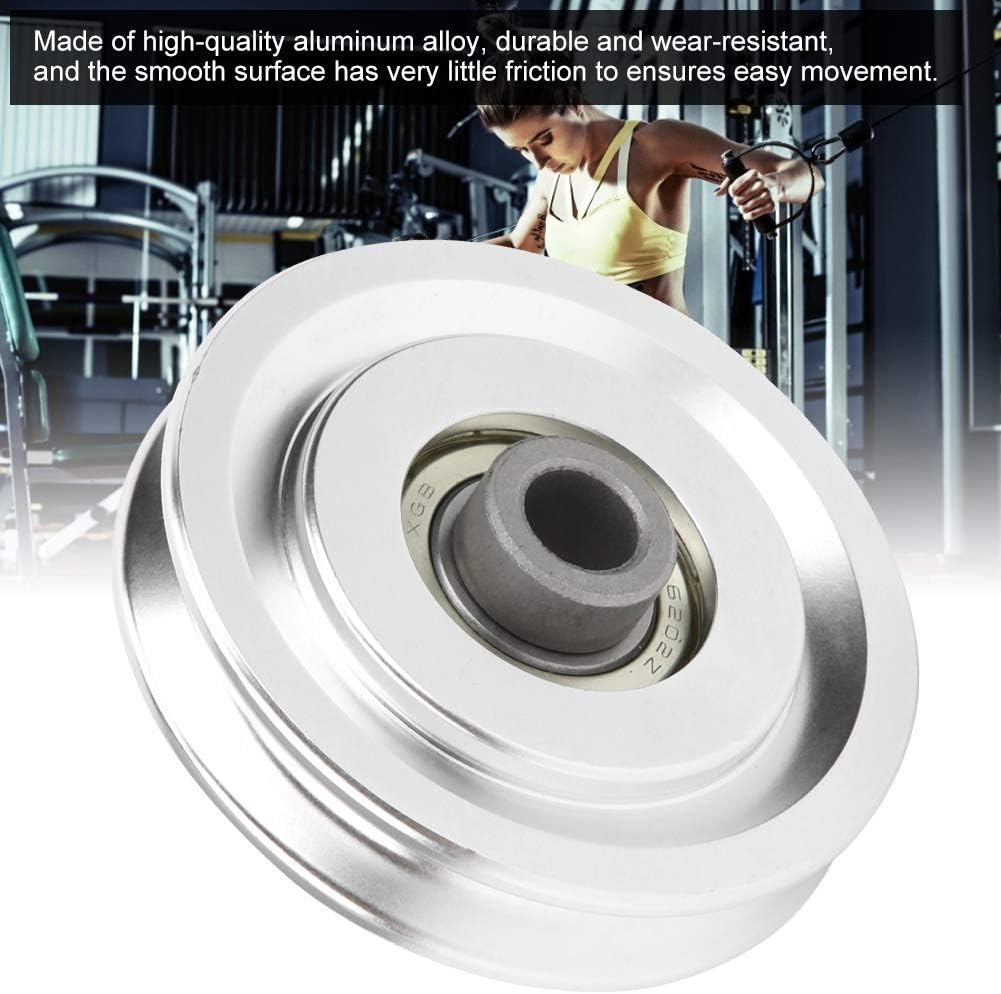 Alomejor Krafttraining Riemenscheiben aus Aluminiumlegierung Übung Hardware Fitnessgeräte Zubehör Er
