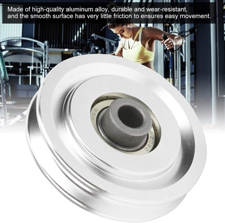 Alomejor Krafttraining Riemenscheiben aus Aluminiumlegierung Übung Hardware Fitnessgeräte Zubehör Er
