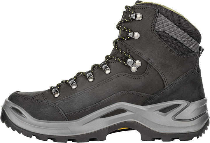 LOWA Stiefel mittel RENEGADE GTX MID [2024] 41 EU Schwarz Oliv 310945 9948, 41 EU Schwarz Oliv 31094