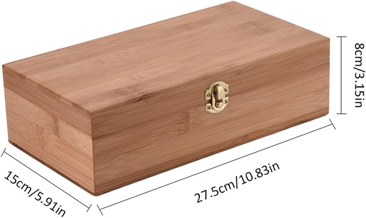 RoseFlower Bambus Ätherisches Öl Organisator Behälter Duftöle Display Ständer, 25 Löcher Aufbewahrun