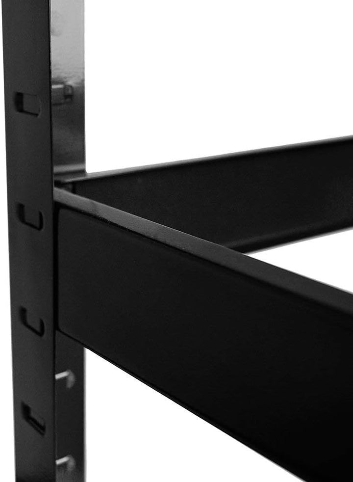 Home Discount Küchenregal, 5 Etagen, 875 kg, Schwarz, Schwarz
