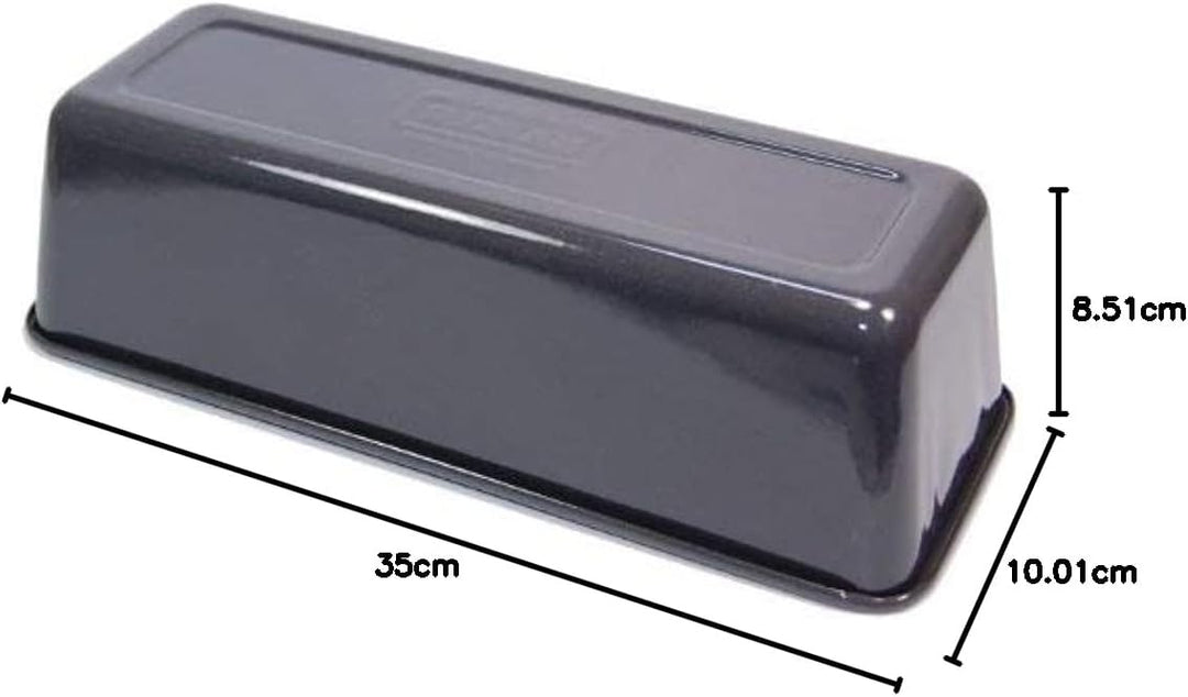Original Kaiser La Forme Plus Brotbackform 35 cm, Backform für 1500g Brote, Emailleboden, Kastenform