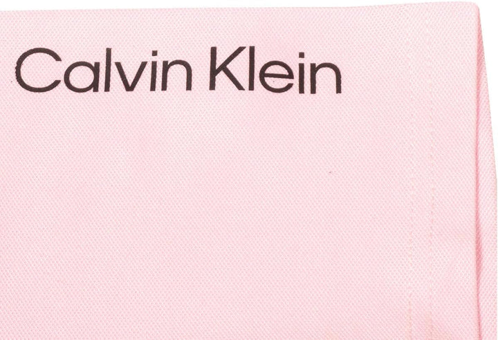 Calvin Klein Herren Golf Polo Shirt Leicht Atmungsaktiv Stretch Nachhaltig S Baby Pink, S Baby Pink