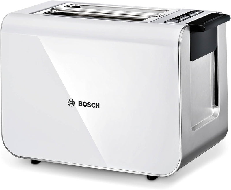 Bosch Toaster Styline TAT8611N, integrierter Brötchenaufsatz, Liftfunktion, Auftaufunktion, Abschalt