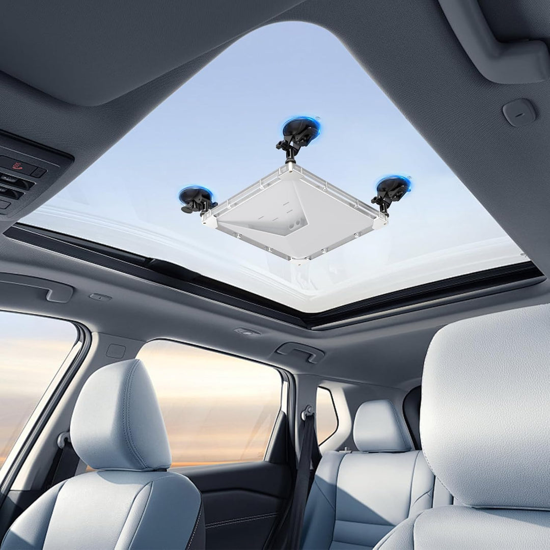 Starlink Mini Halterung, 2-in-1 Auto-Saugnapf mit Schutzhülle für Starlink Mini Dishy, Starker Halt