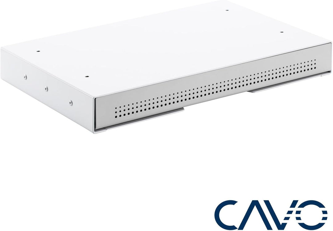 CAVO Dokumentenschublade aus Stahl 410 x 272 mm grau, Schreibtischschublade Unterbauschublade, 410 x