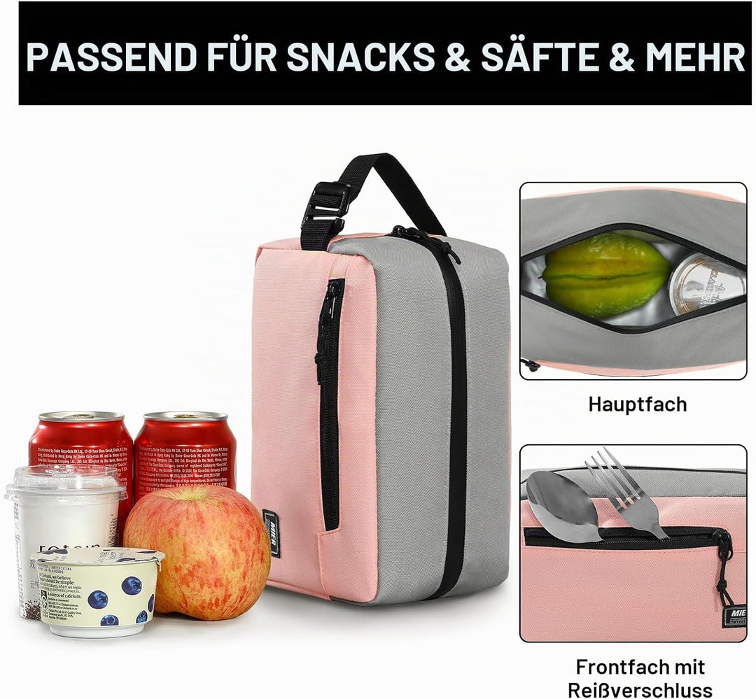 MIER Lunch Tasche Gefrierbare Kühltasche SnackboxKleine gefrierfähige Mini-Kühltasche mit Isolierung