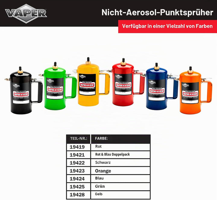 Vaper 19419 Red Spot Spray ohne Aerosol (rot) – 907.2 g
