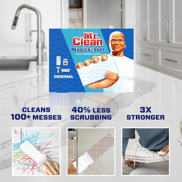 Mr. Clean Magic Eraser Original Reinigungspads mit Durafoam, 6 Stück