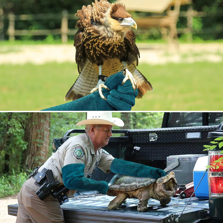 AOWPFVV Wasserdichte Tierhandschuhe, Haustiergriff, Katzenhandschuhe für die Fellpflege, Anti-Kratz-
