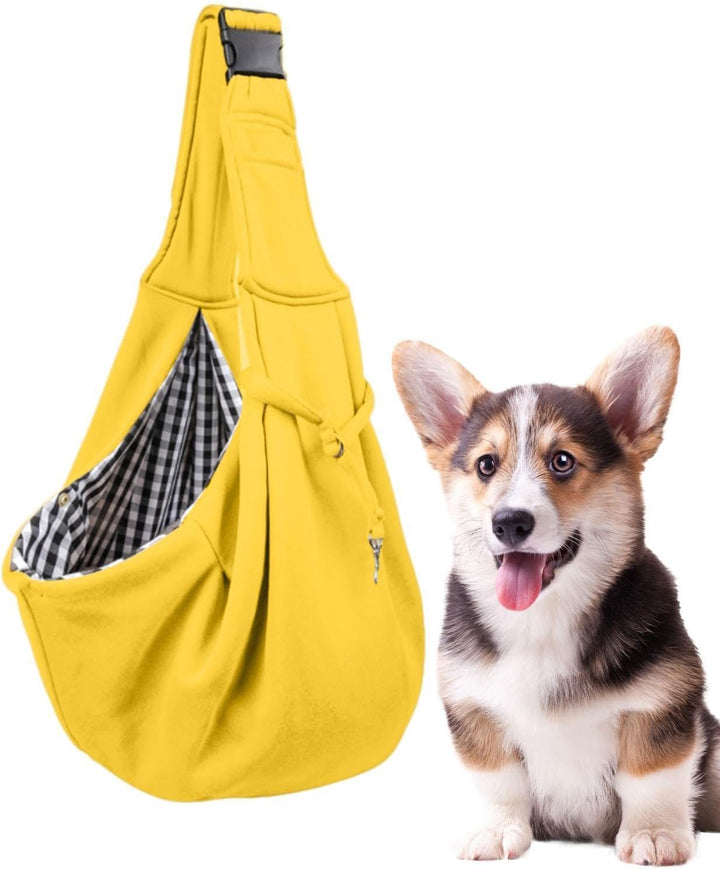 Kleine Hunde Katzen Carrier, Handfreie sichere Hundetragetasche für Hunde, Atmungsaktiver Babytrage