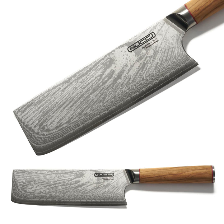 CLASSE ITALY Küchenmesser aus japanischem Damaststahl aus 10 bis 67 Schichten, Nakiri Messer Klinge