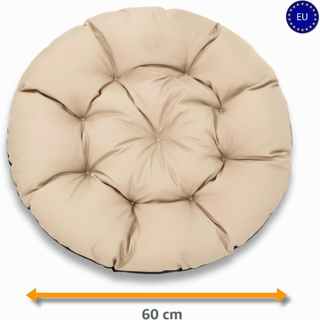 Amazinggirl Hängesessel Kissen Sitzkissen für Hängeschaukel 60 cm - Polster für Hängehöhle Lesesesse