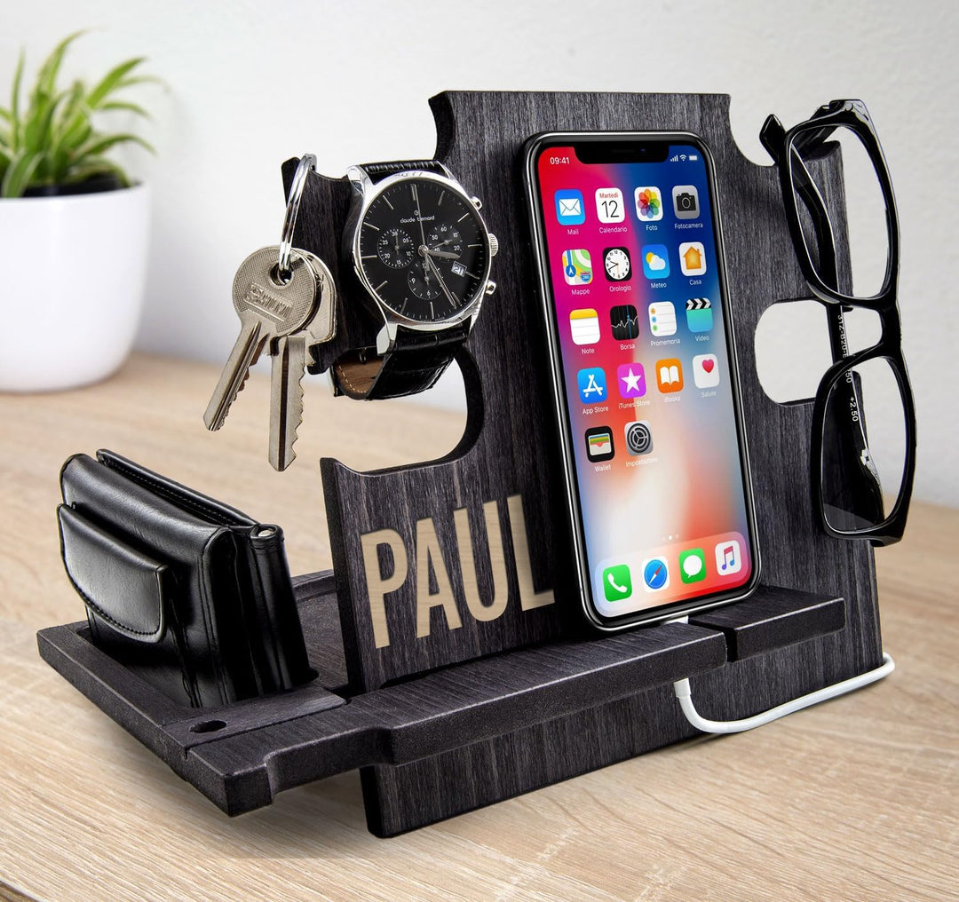 Docking Station (Name, Schwarz (ebony)) Schwarz (ebony) Name, Schwarz (ebony) Name
