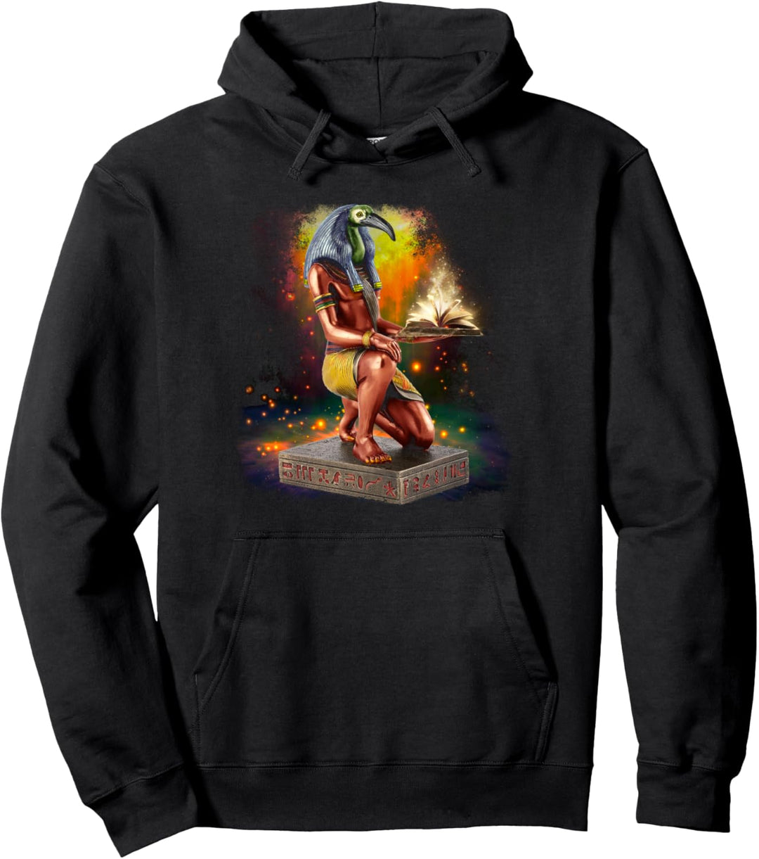 Thoth der ägyptische Gott des Wissens Pullover Hoodie