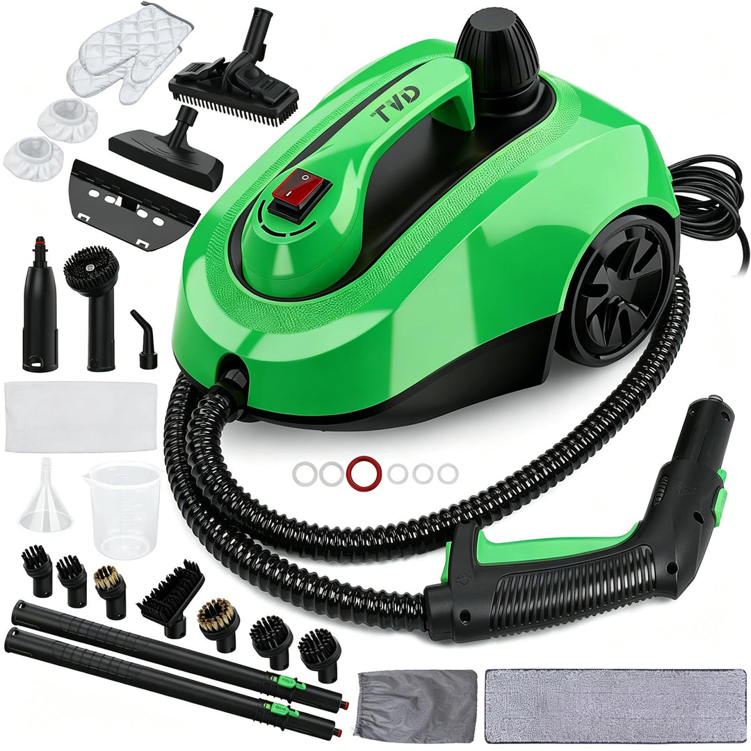 TVD Dampfreiniger, Polstermöbelreiniger, Dampfreiniger mit 5 m extra langem Netzkabel für Bodendampf