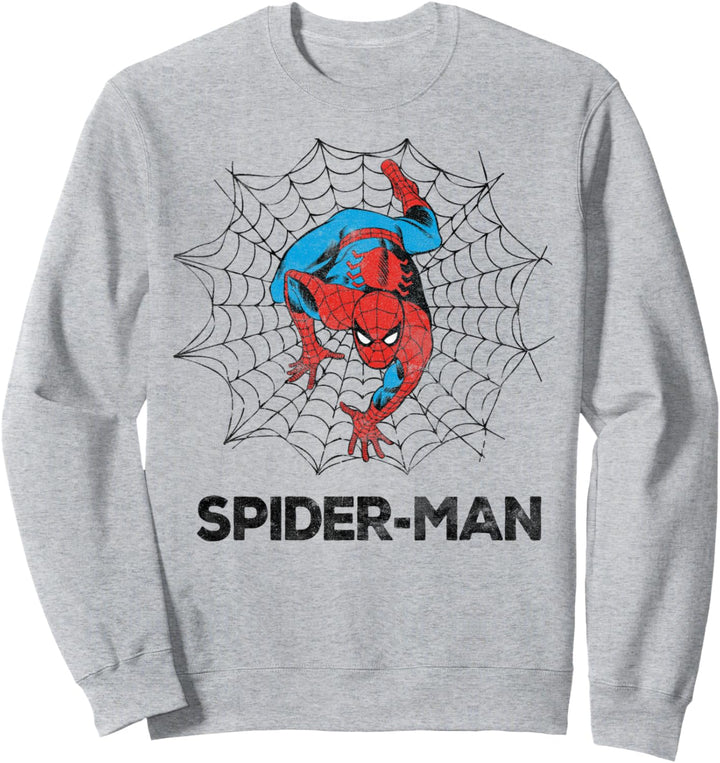 Marvel Spider-Man Giant Chest Web Portrait Sweatshirt