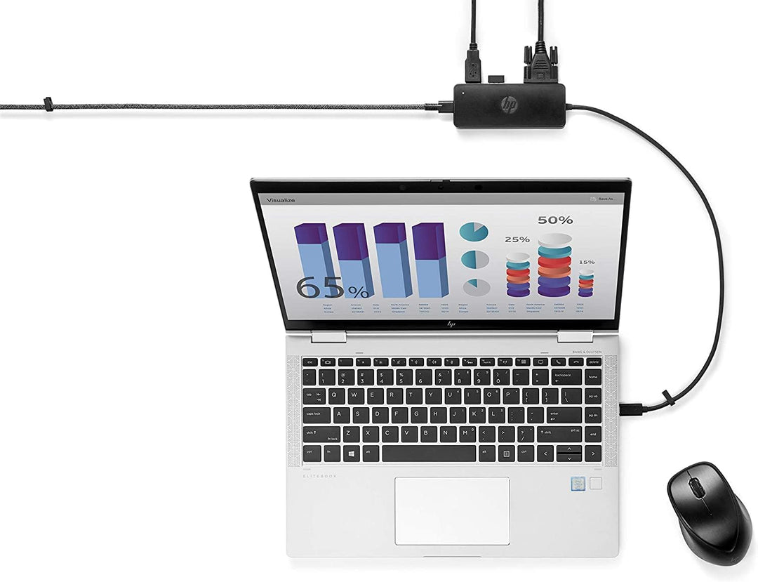 HP 7PJ38AA USB-C Reisehub G2