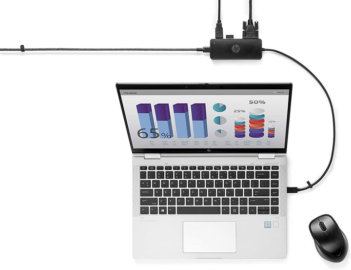 HP 7PJ38AA USB-C Reisehub G2