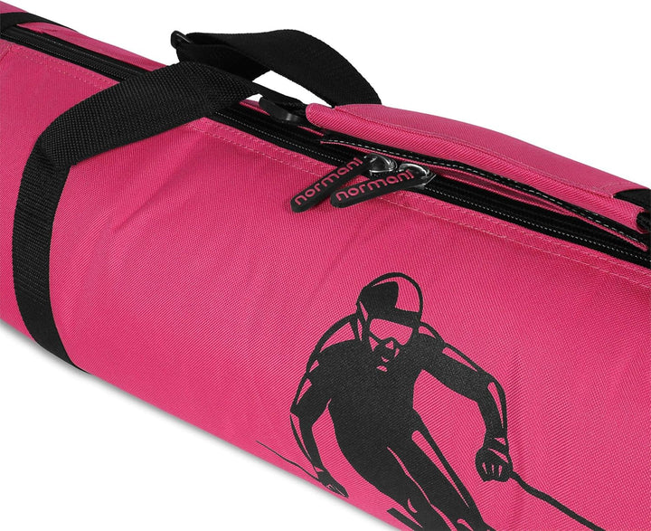 normani Skitasche Skisack in 170 cm und 200 cm Länge Pinke 200 cm, Pinke 200 cm