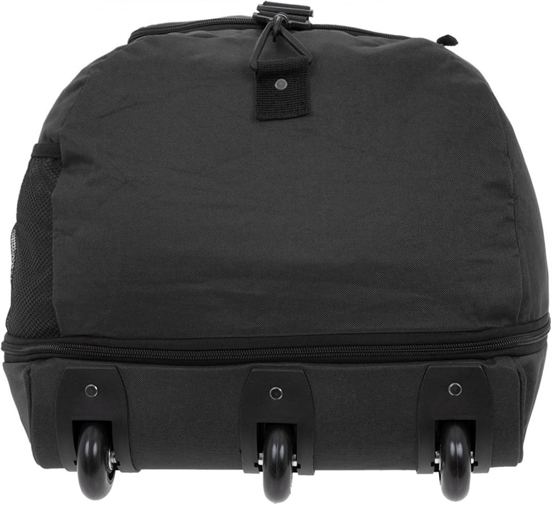 New Rebels® Rollbarer Rollable Trolley - Grosse Wochenendtasche/Sporttasche - 80x40x36cm - Reisetasc