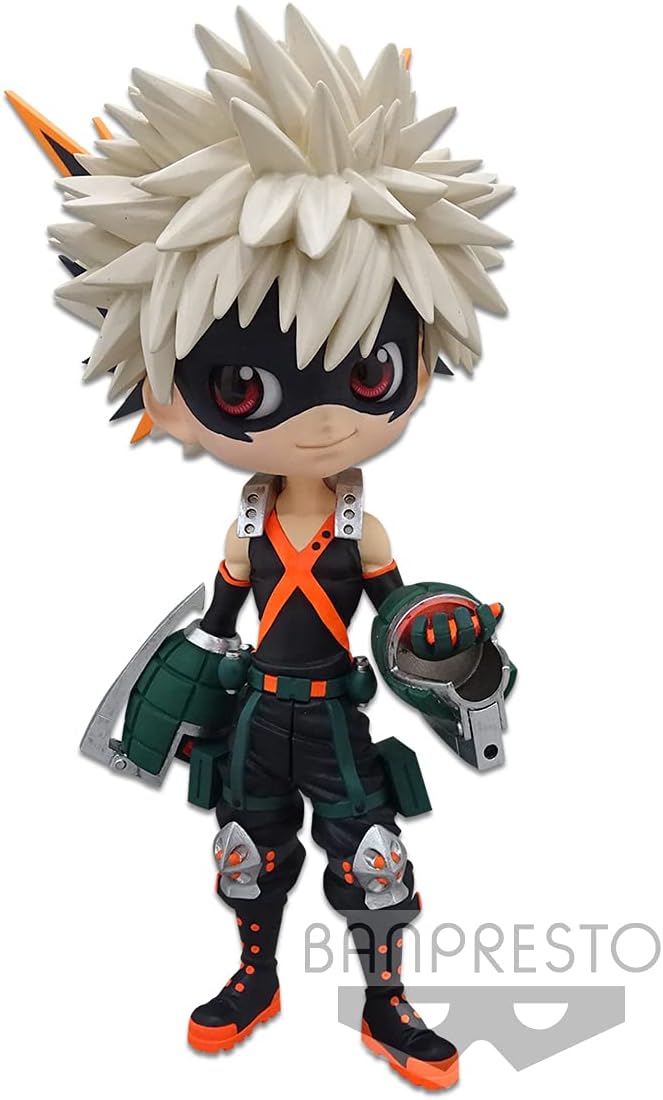 BANDAI Banpresto - Figurine My Hero Academia - Katsuki Bakugo Q Posket Ver A 14cm - 4983164172904 Me