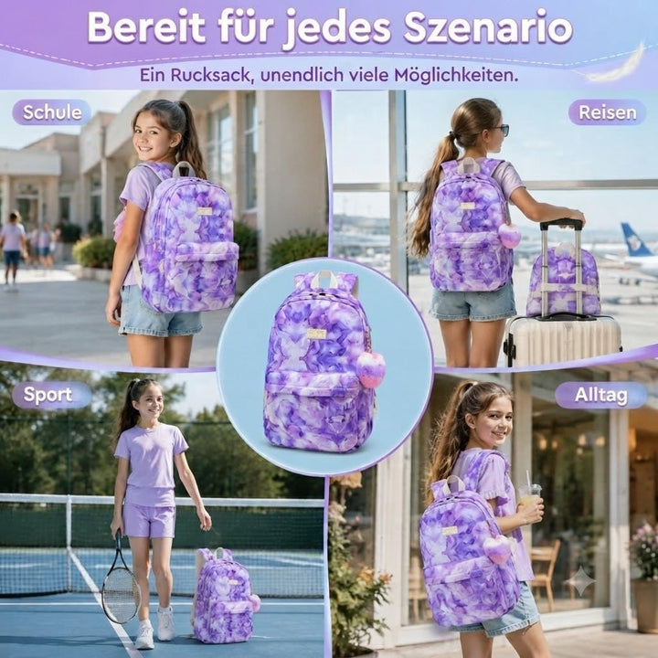 SUN EIGHT 30L Laptop-Rucksack Damen, Wasserabweisender Schulrucksack für Schule, Uni &amp; Reise, Grosse