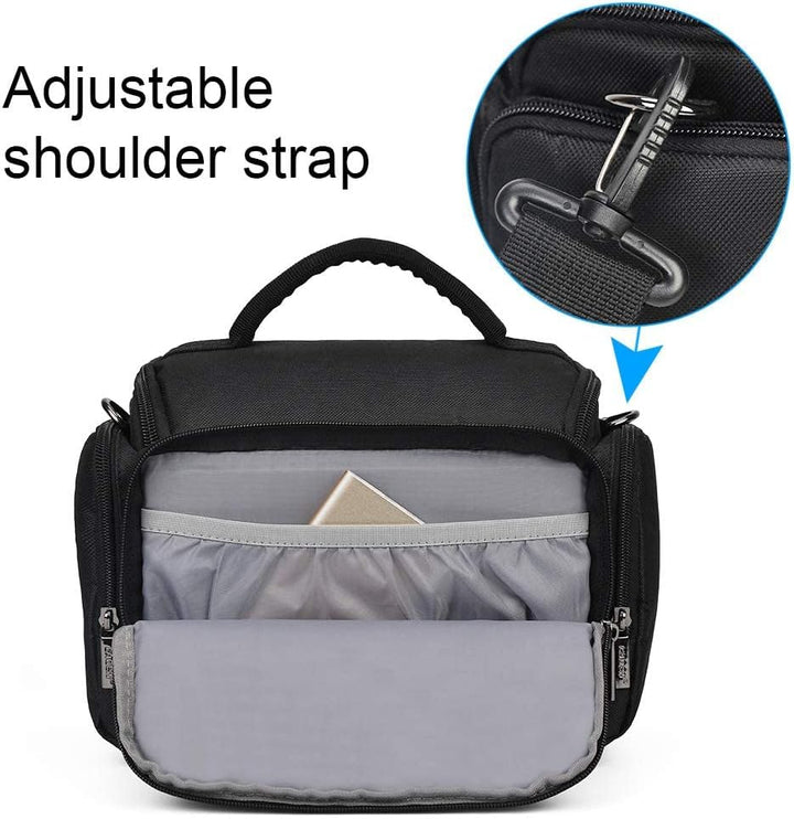 CADeN Kameratasche, Kamera-Umhängetasche Kompakte Kamera Tasche kompatibel für Canon Nikon Sony SLR/