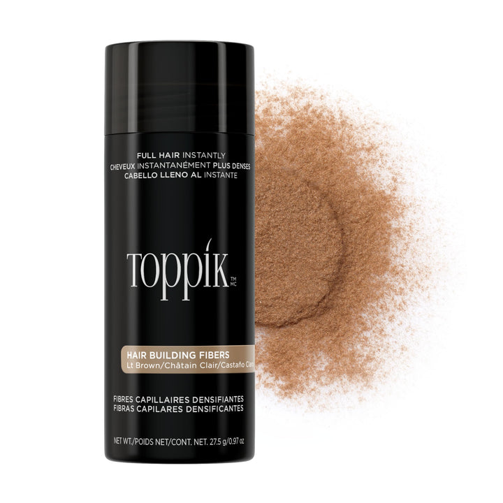 Toppik Haarfasern, Mittelbraun, natürlich gewonnene Fasern aus Keratin für voller aussehendes Haar 2