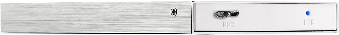 Sumvision Egem Externe Festplatte (100 GB, USB 3.0, FAT32, 6,3 cm / 2,5 Zoll), Grau/Silberfarben gra