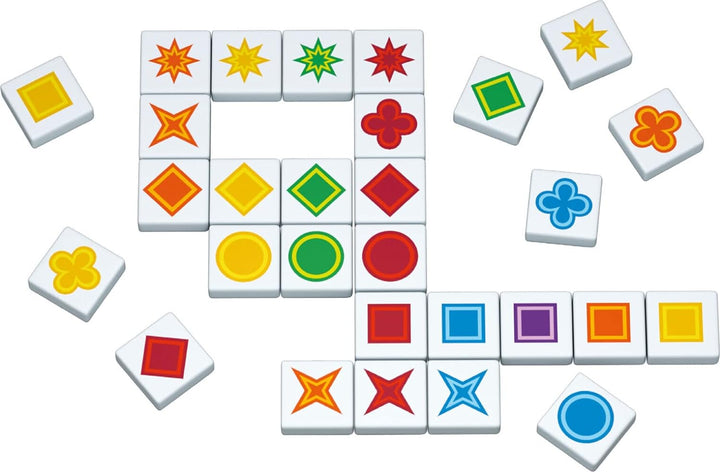Schmidt Spiele 49396 Qwirkle Limited Edition, Spiel des Jahres 2011, Familienspiel, bunt