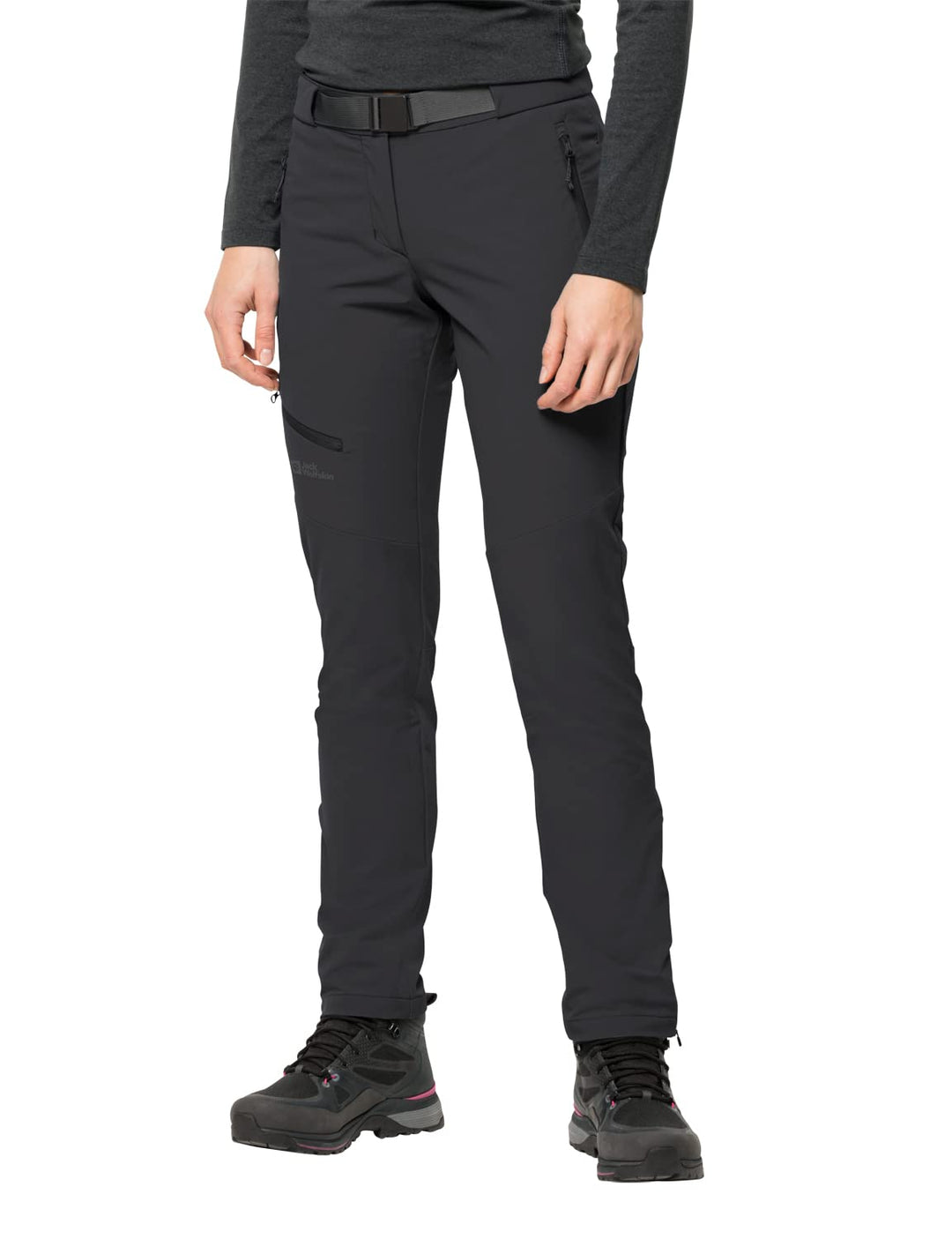 Jack Wolfskin Damen Holdsteig Wanderhose 34 Schwarz, 34 Schwarz