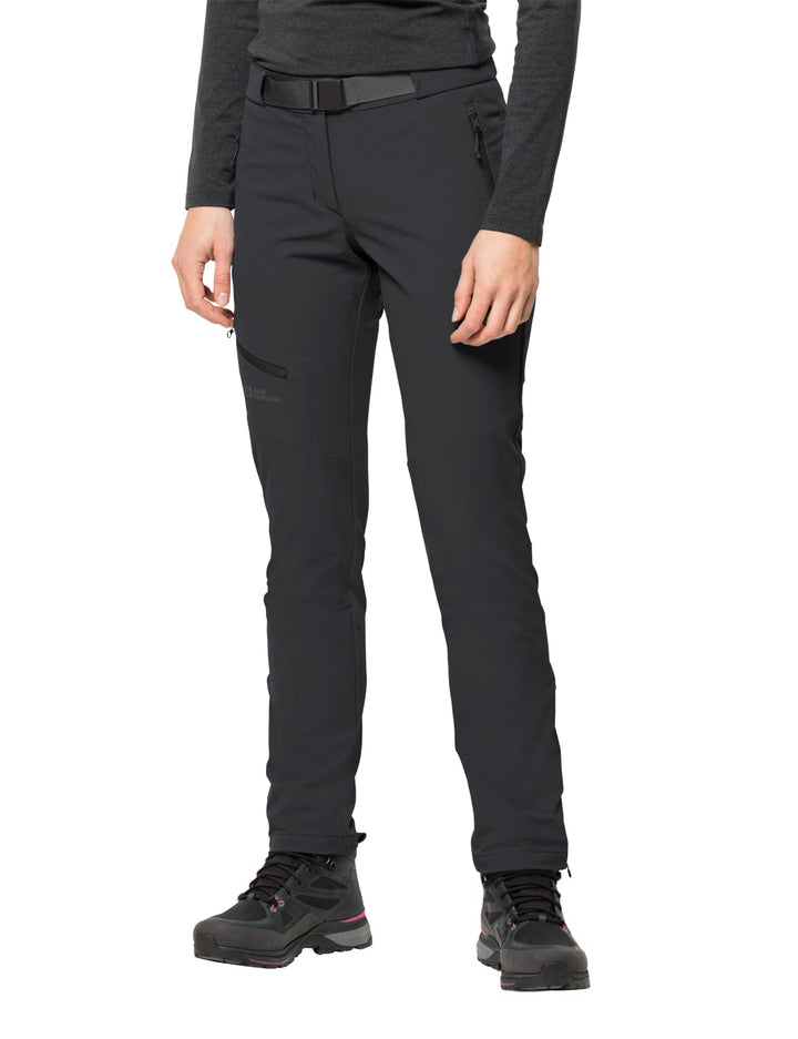 Jack Wolfskin Damen Holdsteig Wanderhose 34 Schwarz, 34 Schwarz