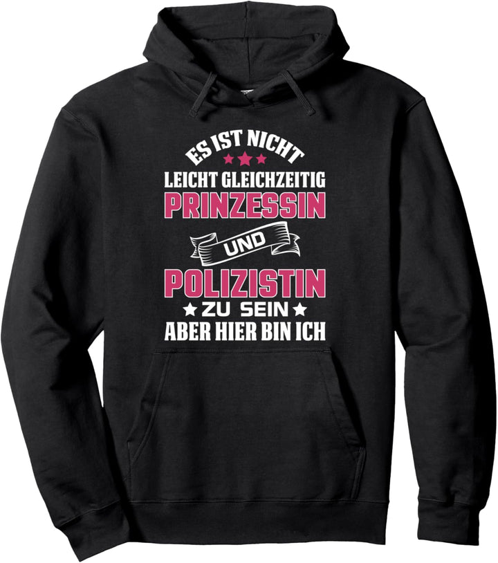 Polizistin Polizeibeamtin Ausbildung Polizei Spruch Pullover Hoodie