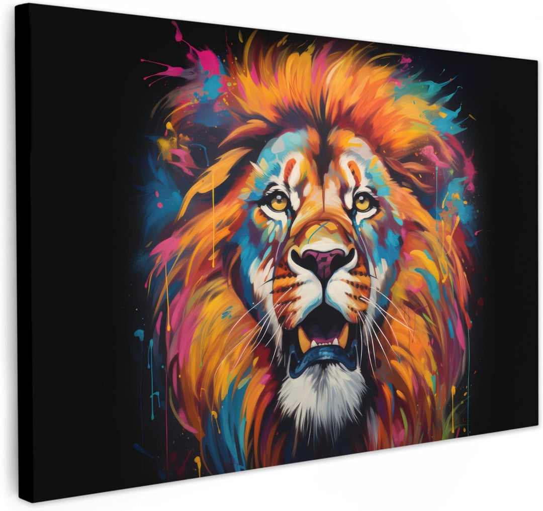 MuchoWow© Bilder Gross 120x80 cm XXL Wohnzimmer Deko Modern Wandbild Foto auf Leinwand Bild Schlafzi