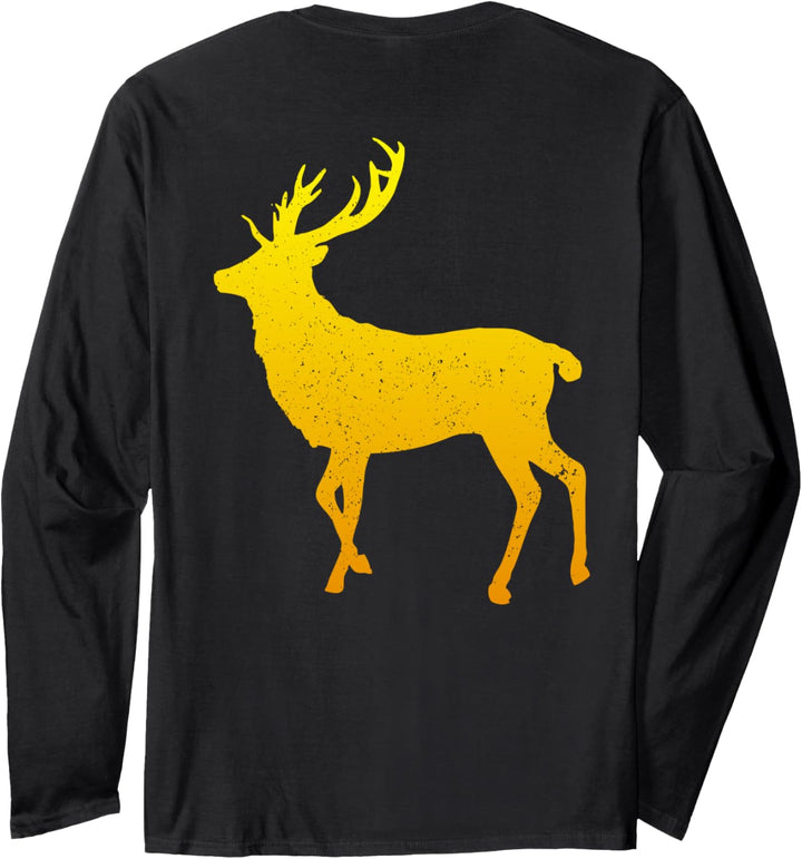 Grand Teton National Park Wyoming Pocket Logo 2-seitig Langarmshirt