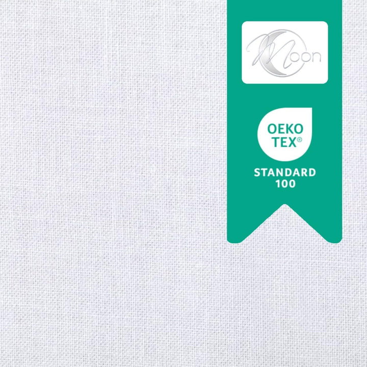 Moon - 2er Pack Hotelbettwäsche Linon aus 100% Baumwolle - Bettwäsche ca. 135x200 / 80x80 cm - mit H