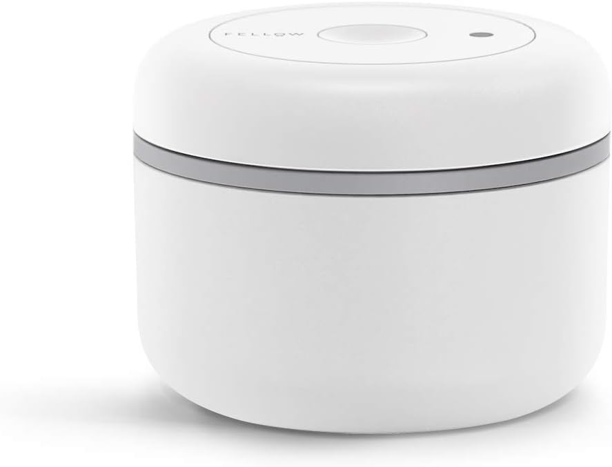 Fellow Atmos Vakuumbehälter für Kaffee und Lebensmittel, Weiss, Small (0.4 L) Small (0.4 L) Weiss, S