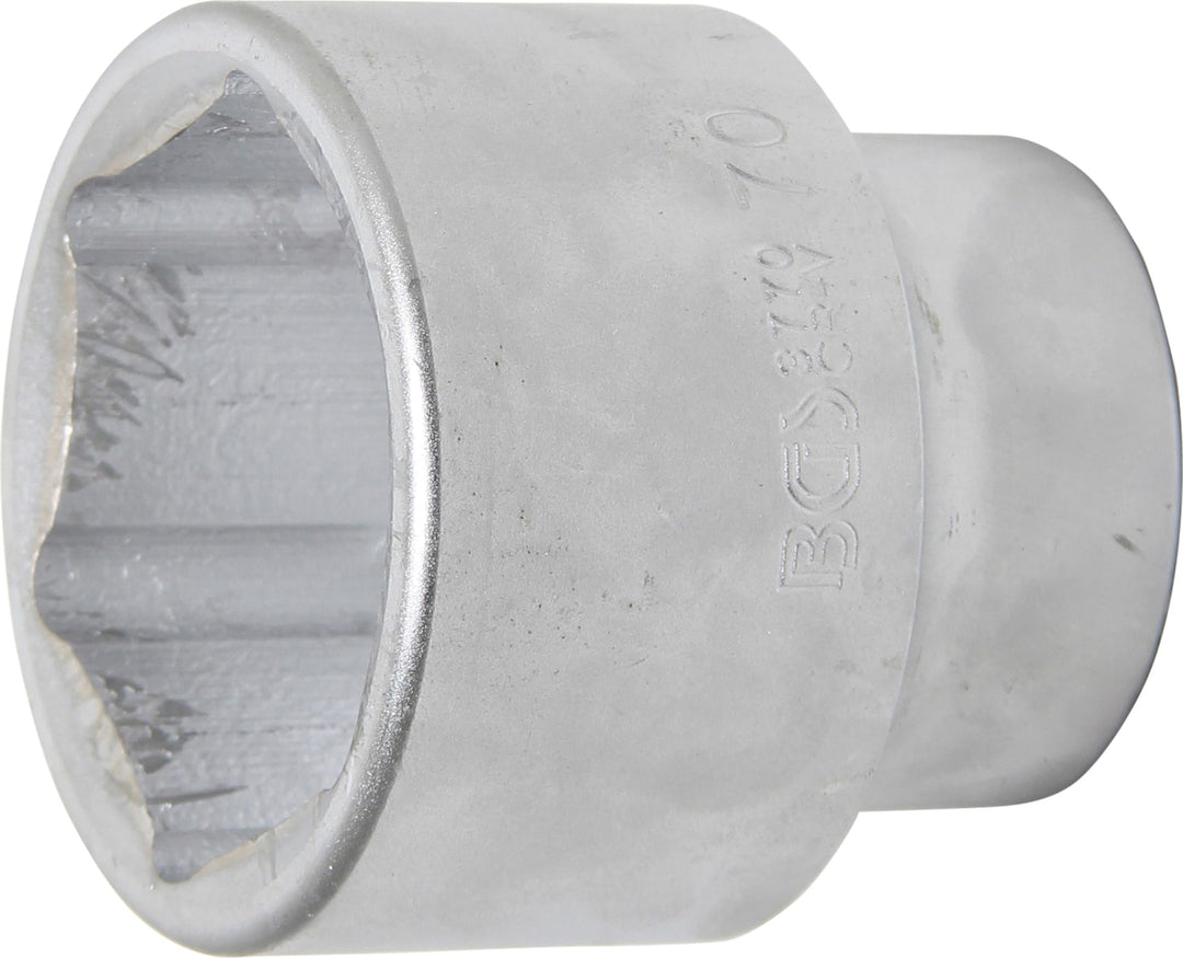 BGS 3770 | Steckschlüssel-Einsatz Sechskant | 25 mm (1") | SW 70 mm Schlüsselweite: 70 mm, Schlüssel