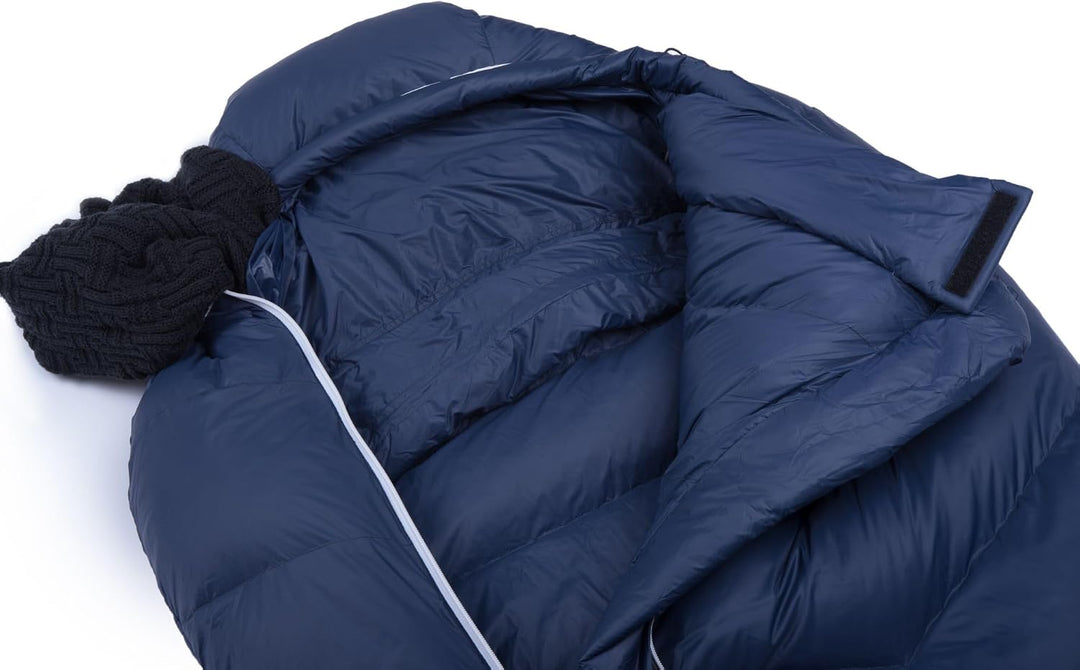 Grüezi-Bag Biopod DownWool Ice 185 Schlafsack blau Körpergrösse bis 185 cm, Körpergrösse bis 185 cm