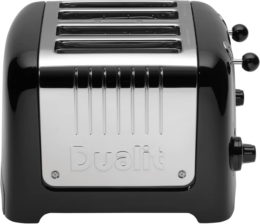 Dualit 46225 4 Scheiben Lite Toaster gloss, schwarz (black)