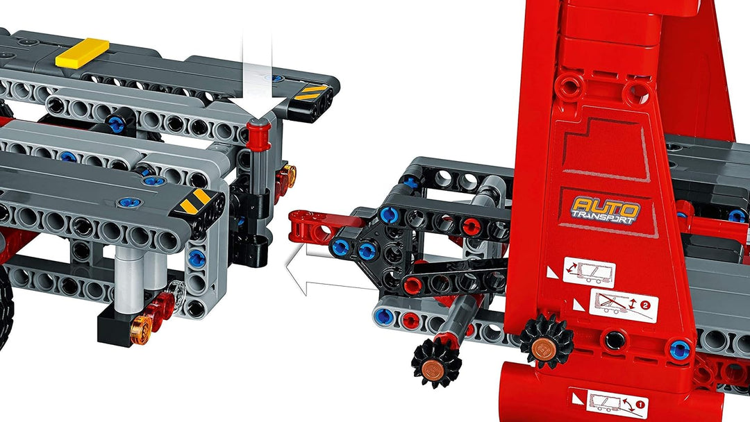 LEGO Technic 42098 - Autotransporter Frustfreie Verpackung Single, Frustfreie Verpackung Single