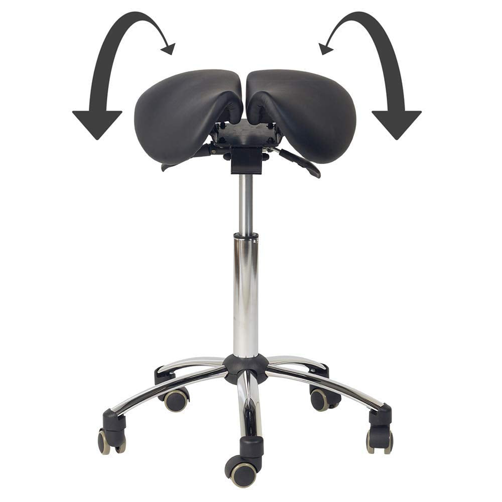 Teqler Sattelhocker, schwarz