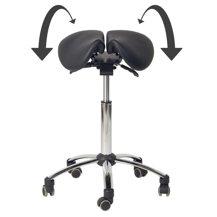 Teqler Sattelhocker, schwarz