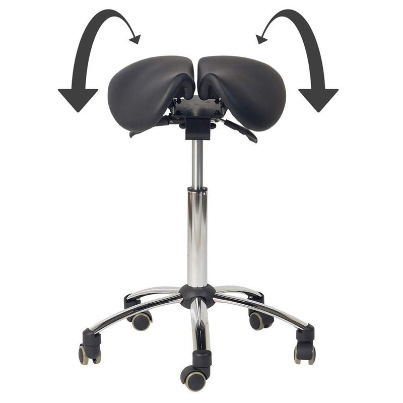Teqler Sattelhocker, schwarz