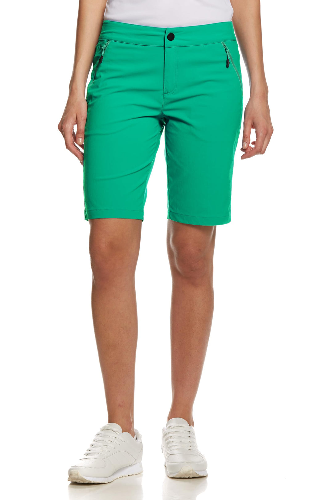 Jeff Green Damen Elastische Schnell Trocknende Kurze Leichte Outdoor Funktions Hose Mina, 36 Aqua Aw