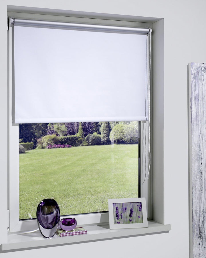 DécoProfi Thermorollo für Fenster ohne Bohren 135 x 160 cm I Sonnenschutz Rollo innen für Hitzeschut