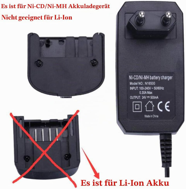 NI-Cd NI-MH Akkuladegerät für Black &amp; DeckerA12, A12-XJ, A12EX, A1712, FS120B, FSB12 HPB18-OPE HPB18