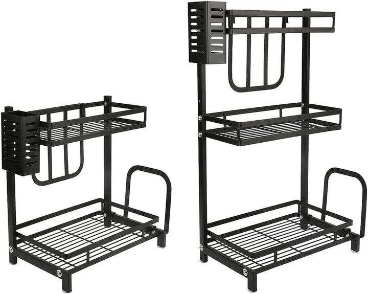 Spülschrank Organizer Aufbewahrung, 3 Etagen Unter Waschbecken Regal, Küchen Spülschrankregal, Auszi